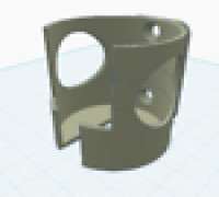 Hamster water holder 3D model