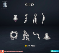 Buoys (Basing Bits/Pre-supported) 3D model