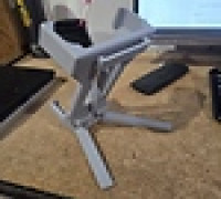 PodTrack P4 Stand Cable Management 3D model