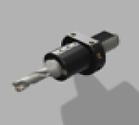 Tool holder DIN69880 E2-40X25 3D model