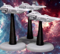 Squat Escort – Versatile Strike Craft STL 3D model