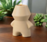 Flammin Candle Holder 3D model