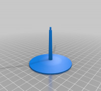 flying base for 40k necron destroyer 3D model
