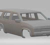 nissan terrano 3D model