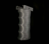 Profiled tactic grip | Ris rail 3D model