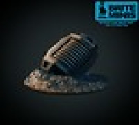 Space pod/objective marker (Supportless, FDM-friendly) 3D model