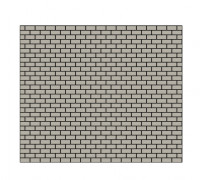 Modelling Concrete Block Walling Vertical Various Sizes 3D model