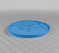 Squirtle Wartortle Blastoise Coaster 3D model