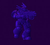 Nightmare in a dynamic pose 3D model