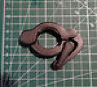 Quick release dumbbell clamp 3D model