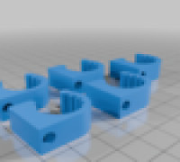 1/2 inch Pex clamps 3D model