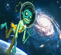 Space Zombie Warrior Proxy 3D model