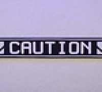 SciFi Caution Strip V3 3D model
