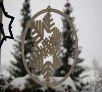 Gyroscopic Snowflake 3D model