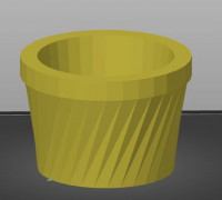 Simple pot 3D model
