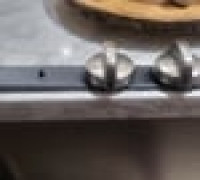Stove Knob Holder 3D model