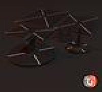 Bases for Grimdark Future: Warfleets 3D model