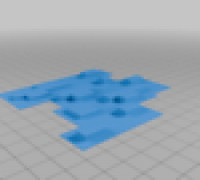 Mincraft lamp (insert top part) 3D model