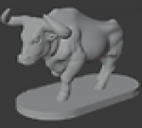 Bull (DND / TTRPG) 3D model