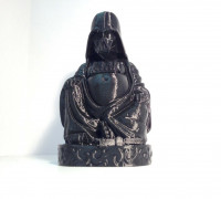 Darth Vader Buddha with saber 3D model