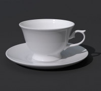 Teacup 3D Model 3D model