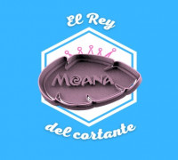 cutting moana 3D model