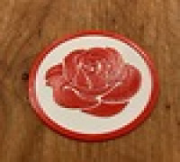 Rose Coaster 3D model