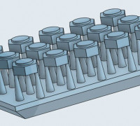 Tamiya HEX Screw Caps 3D model