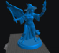 Aasimar Wizard Female 2 3D model