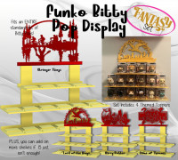 Funko Bitty Pop Display Fantasy Set 3D model