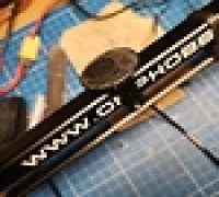 OMPHobby M4 tail bracket for GPS support 3D model