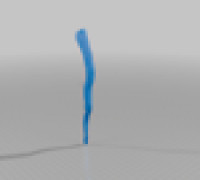 Magic forest wand 3D model