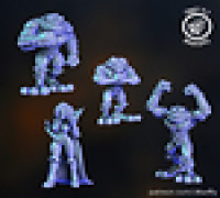 Battletoads and Dark Queen 3D model