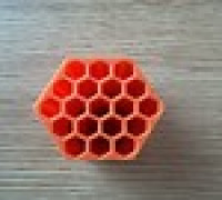 Hex Pencil Holder 3D model