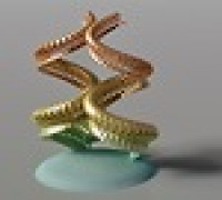 Radial Helix 3D model