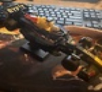 Small Angled Lego Stand 3D model