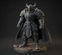 Dark Guard/Warrior for TTRPG's 3D model