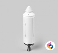 Falcon 9 second stage 3D model