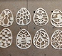 2D easter egg collection 2025 3D model