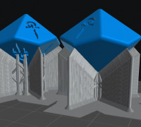 VtM dice (vampire & hunger) 3D model