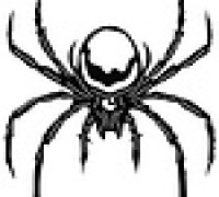 2D Spider 3D model