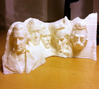 Add a Face to Mt. Rushmore 3D model