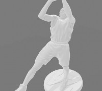 Kobe Bryant statue 3D model