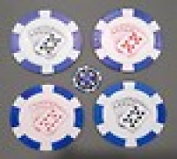 Poker Chip Coasters 3D model