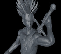 SSJ-F-Trunks (Fixed) 3D model
