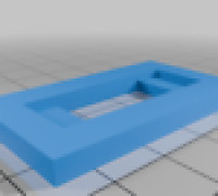 SG90 Micro Servo 9g holder(bracket) 3D model