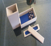 Magnetic Dice Tower V2 3D model