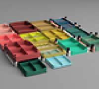 Versatile Stackable Storage Box System (Dividers) 3D model