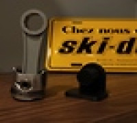 50 cc piston stand 3D model
