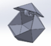 D20 Shaped Box 3D model